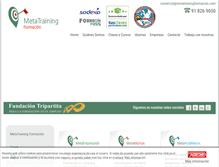 Tablet Screenshot of metatrainingformacion.com